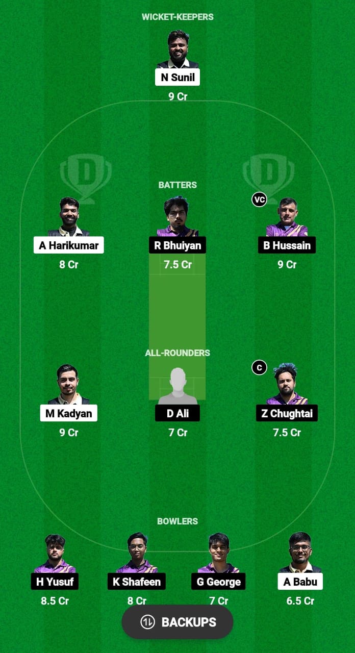 BAS vs CCAS Dream11 Prediction Fantasy Cricket Tips Dream11 Team ECS T10 Bulgaria 2024 