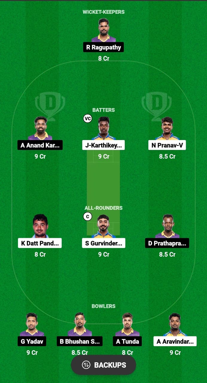 OAW vs WTG Dream11 Prediction Fantasy Cricket Tips Dream11 Team Pondicherry T20 Premier League 2024 