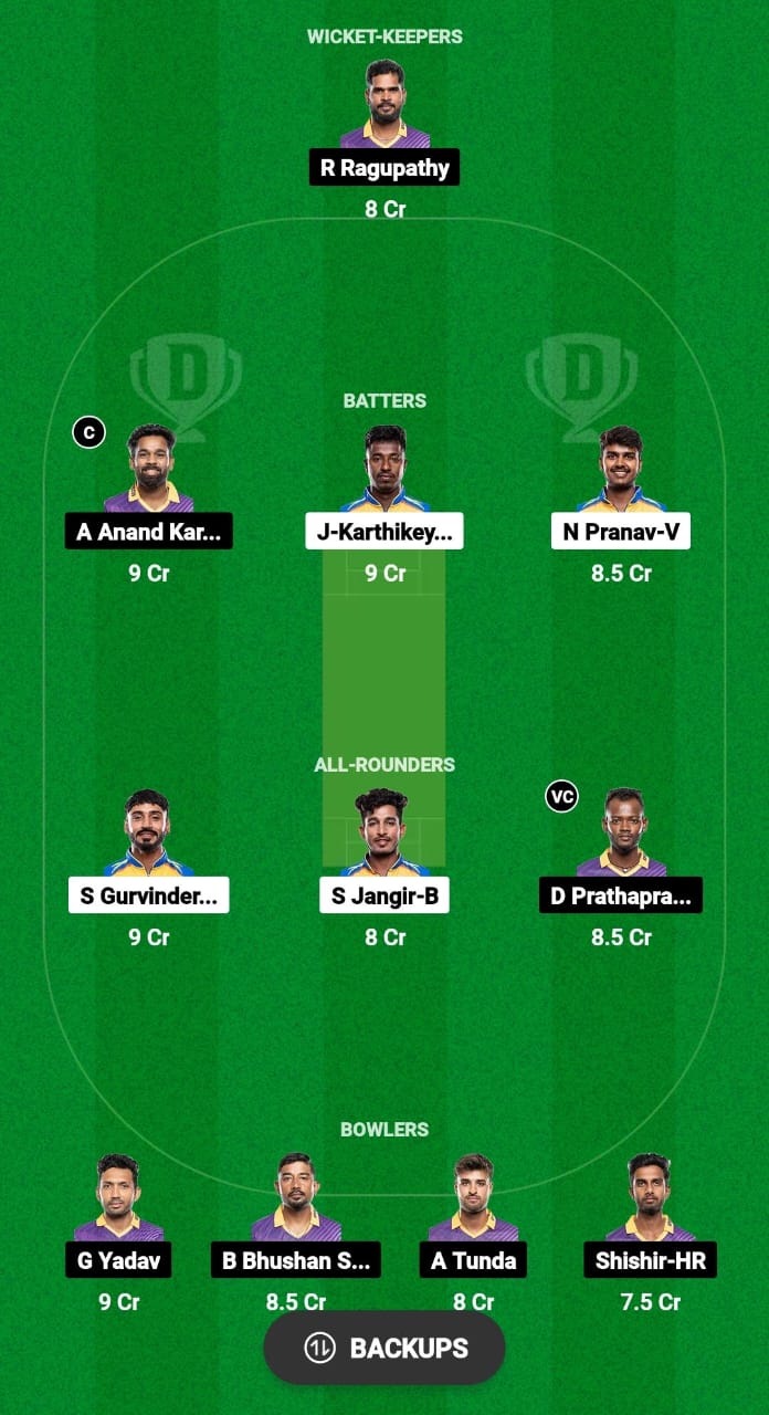 OAW vs WTG Dream11 Prediction Fantasy Cricket Tips Dream11 Team Pondicherry T20 Premier League 2024 