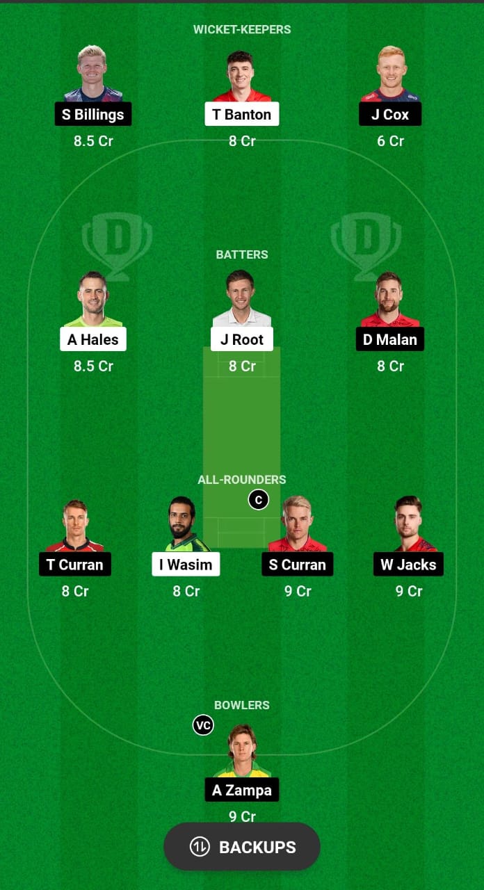 TRT vs OVI Dream11 Prediction Fantasy Cricket Tips Dream11 Team The Hundred Men's 2024 