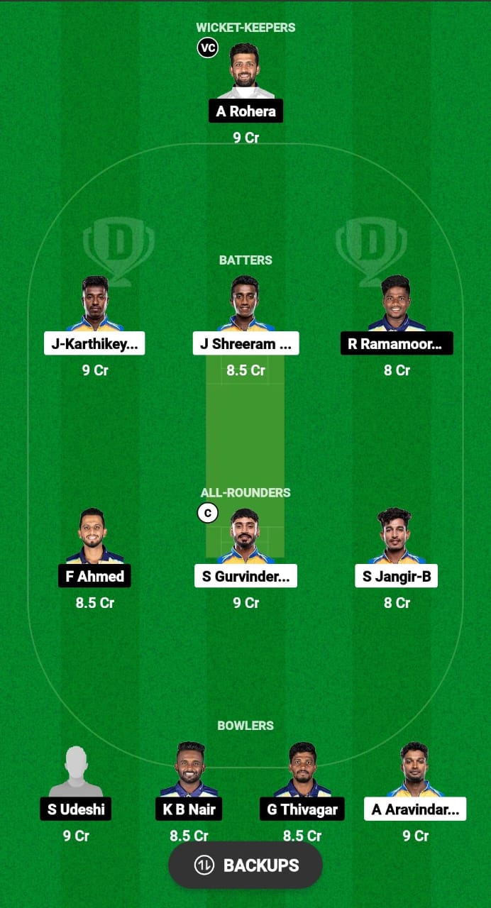 OAW vs MMS Dream11 Prediction Fantasy Cricket Tips Dream11 Team Pondicherry T20 Premier League 2024 