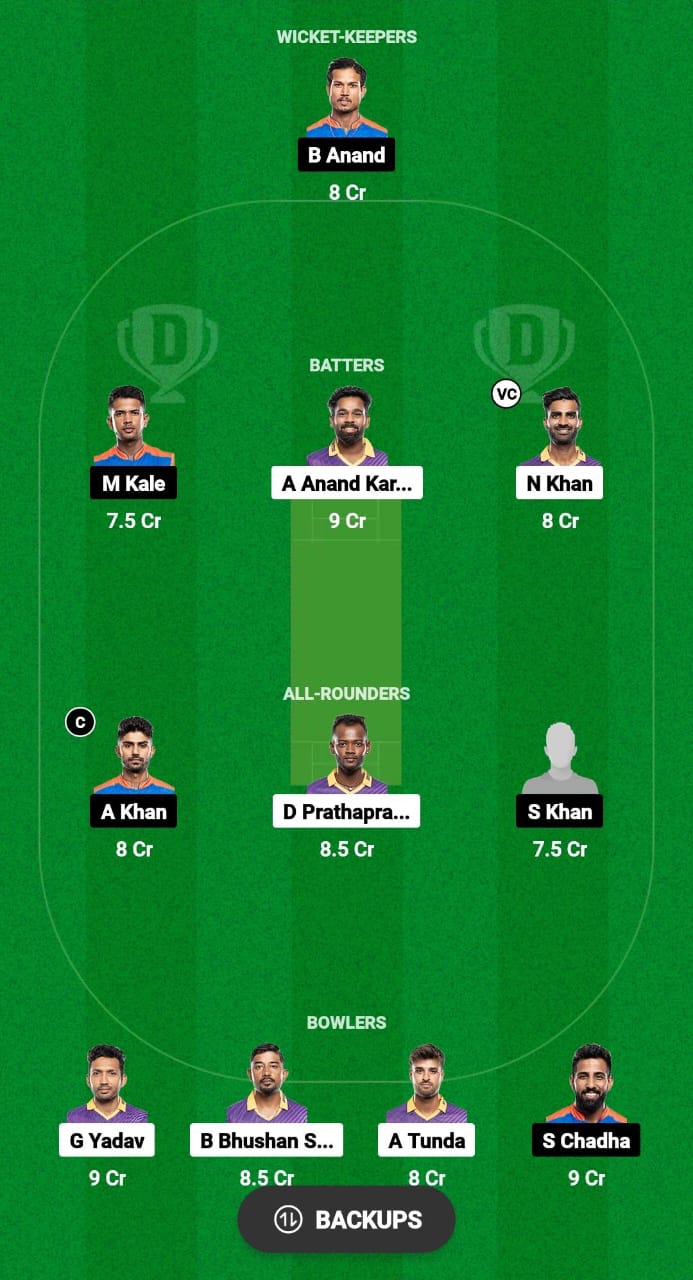 WTG vs VMK Dream11 Prediction Fantasy Cricket Tips Dream11 Team 