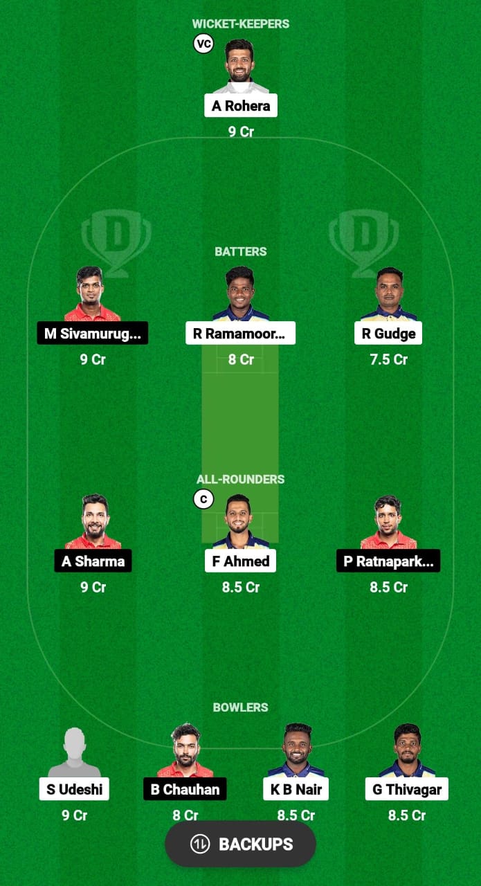 MMS vs KAK Dream11 Prediction Fantasy Cricket Tips Dream11 Team Pondicherry T20 Premier League 2024 