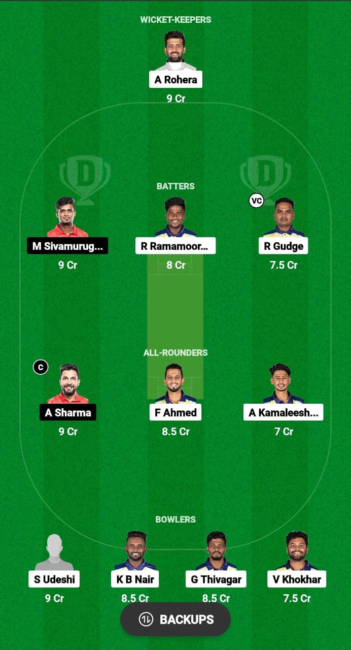 MMS vs KAK Dream11 Prediction Fantasy Cricket Tips Dream11 Team Pondicherry T20 Premier League 2024 