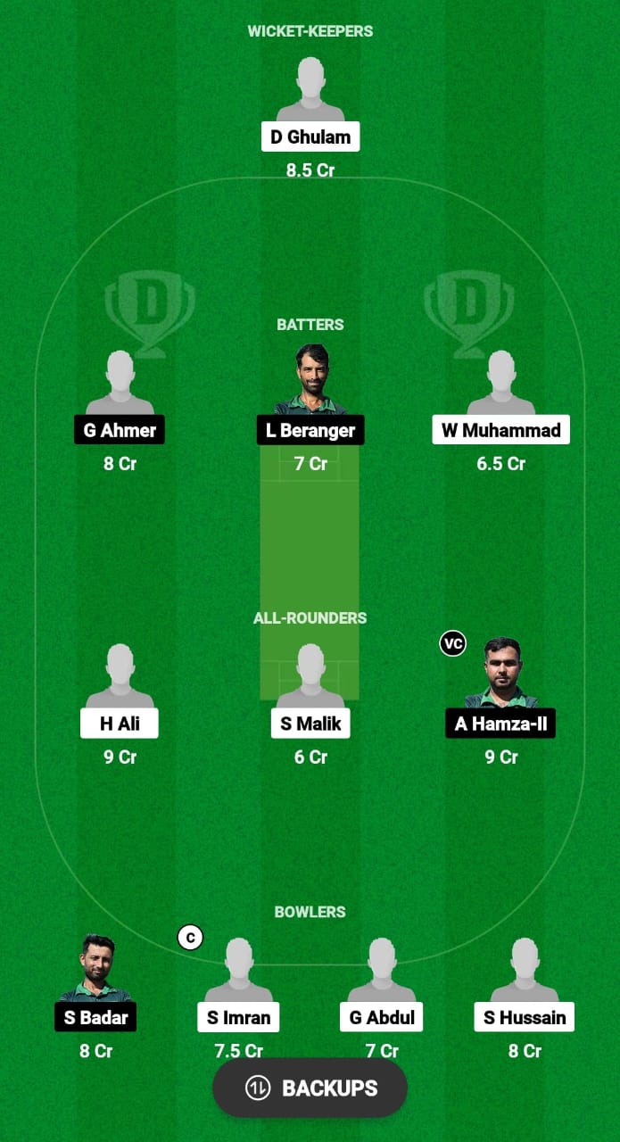 BAP vs RC Dream11 Prediction Fantasy Cricket Tips Dream11 Team ECS T10 Italy 2024 