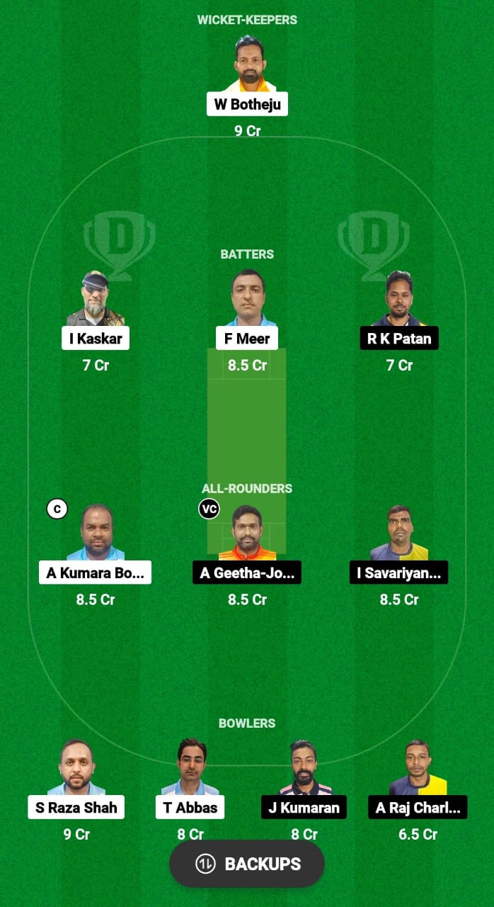 KWM vs IQS Dream11 Prediction Fantasy Cricket Tips Dream11 Team KCC T10 Challengers Cup 2024 