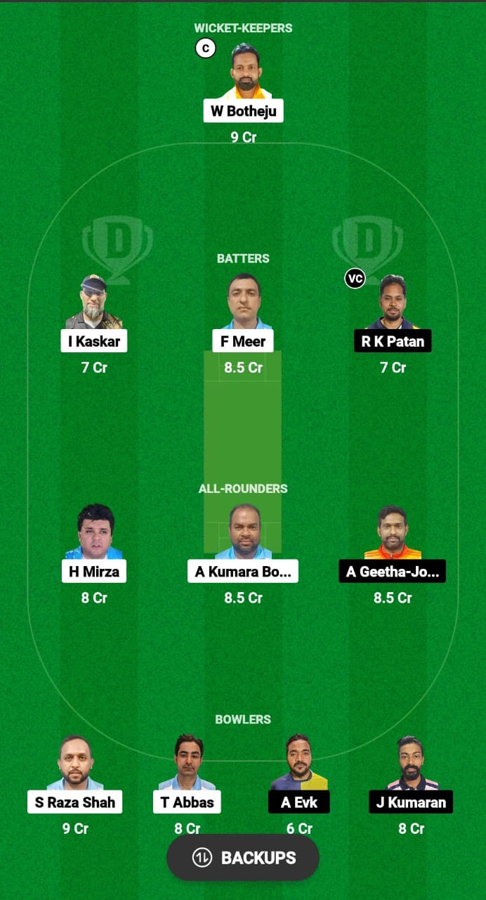 KWM vs IQS Dream11 Prediction Today Match 8 KCC T10 Challengers Cup 2024