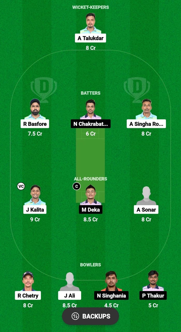 BDM vs AC Dream11 Prediction Fantasy Cricket Tips Dream11 Team Assam Men's T20 Trophy 2024 