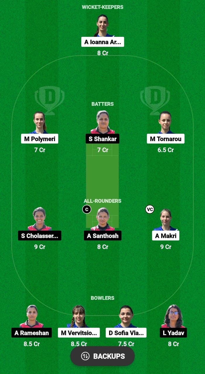 GRE-W vs MLT-W Dream11 Prediction Fantasy Cricket Tips Dream11 Team ECN Valletta Cup T20I Women 2024 