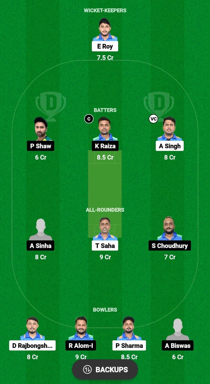 BCC vs SGC Dream11 Prediction Fantasy Cricket Tips Dream11 Team Assam Men's T20 Trophy 2024 