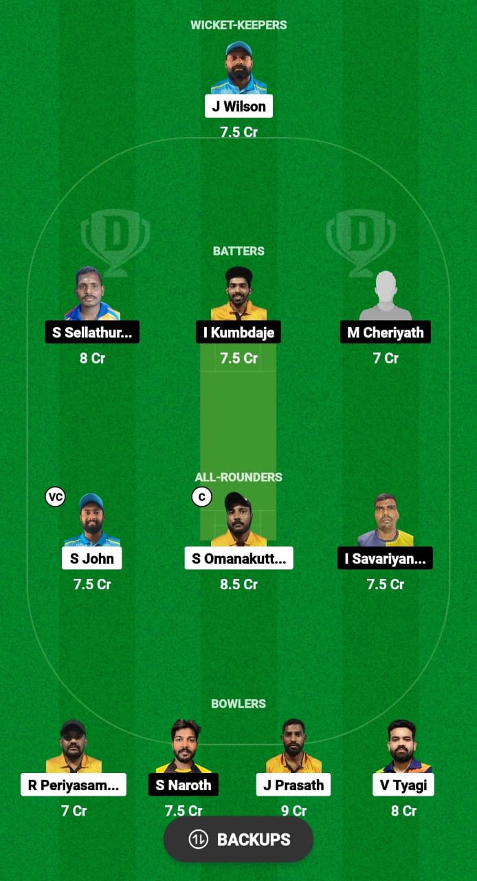 AMB vs IQS Dream11 Prediction Fantasy Cricket Tips Dream11 Team KCC T10 Challengers Cup 2024 