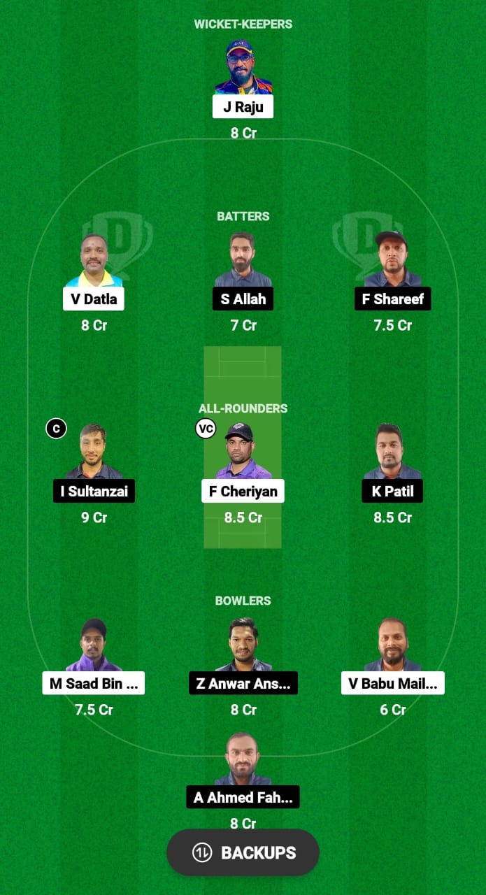 COH vs AFG-XI Dream11 Prediction Fantasy Cricket Tips Dream11 Team KCC T10 Challengers Cup 2024 