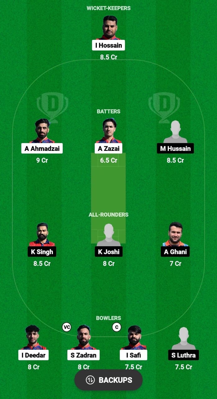 DST vs ICCV Dream11 Prediction Fantasy Cricket Tips Dream11 Team ECS T10 Austria 2024 