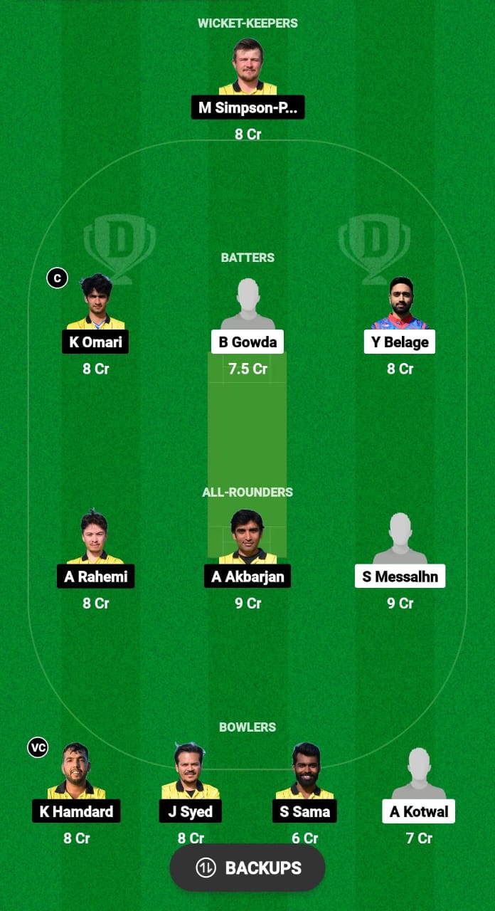 GCA vs VCC Dream11 Prediction Fantasy Cricket Tips Dream11 Team ECS T10 Austria 2024 