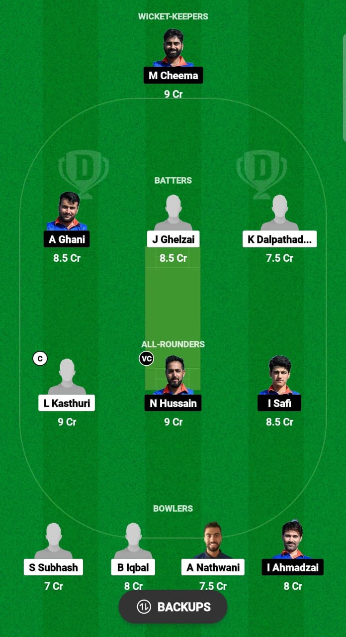 SNA vs ICCV Dream11 Prediction Fantasy Cricket Tips Dream11 Team ECS T10 Austria 2024 