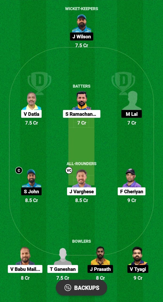 COH vs AMB Dream11 Prediction Fantasy Cricket Tips Dream11 Team KCC T10 Challengers Cup 2024 