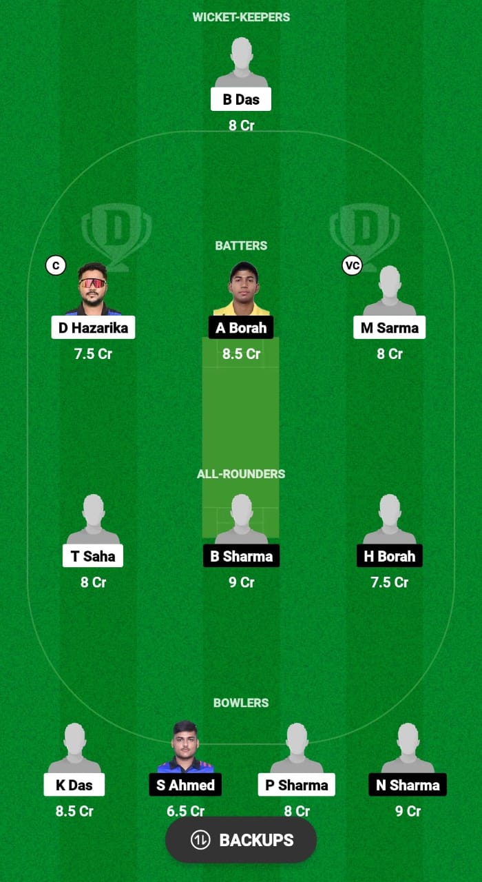 BCC vs GTC Dream11 Prediction Fantasy Cricket Tips Dream11 Team Assam T20 Pride Cup 2024 