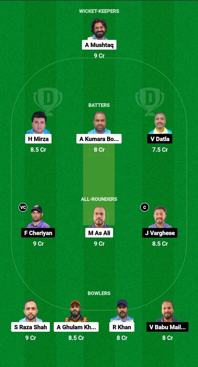 KWM vs COH Dream11 Prediction Fantasy Cricket Tips Dream11 Team KCC T10 Challengers Cup 2024 