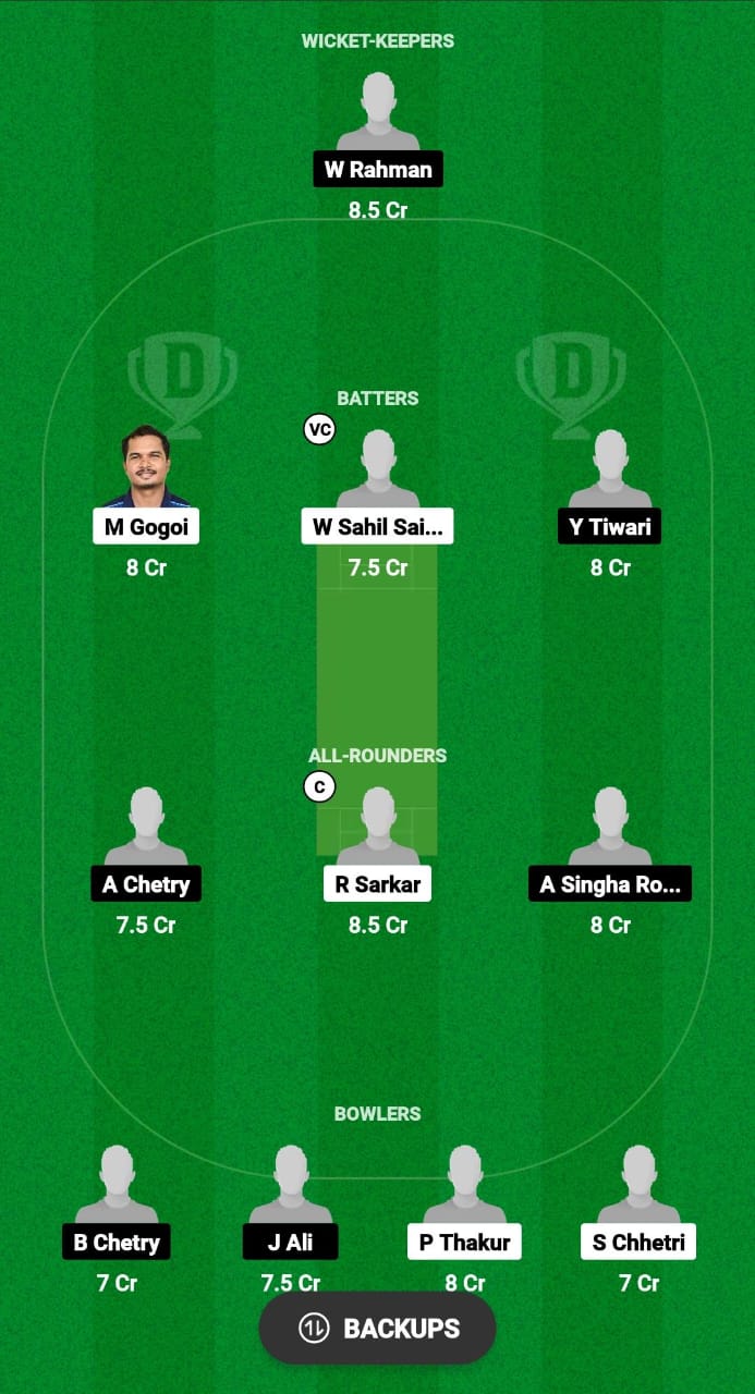 AC vs RRC Dream11 Prediction Fantasy Cricket Tips Dream11 Team Assam T20 Pride Cup 2024 