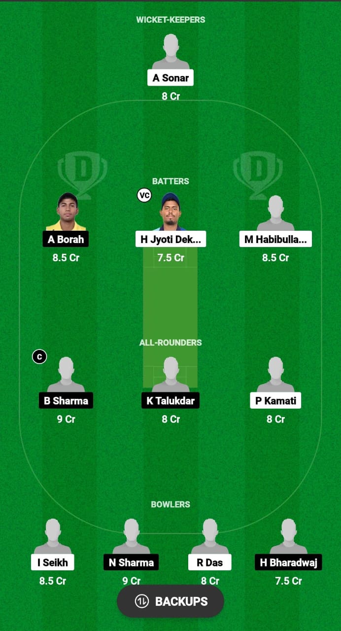 NSC vs GTC Dream11 Prediction Fantasy Cricket Tips Dream11 Team Assam T20 Pride Cup 2024 