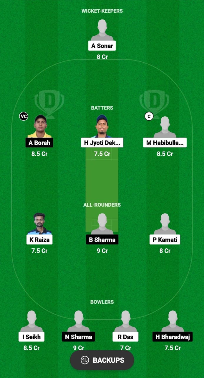 NSC vs GTC Dream11 Prediction Fantasy Cricket Tips Dream11 Team Assam T20 Pride Cup 2024 