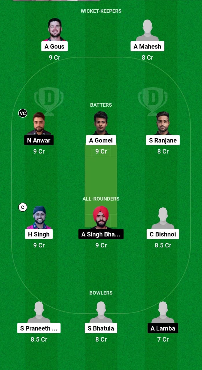 DGI vs SLA Dream11 Prediction Fantasy Cricket Tips Dream11 Team USA T20 Minor League Cricket 2024 