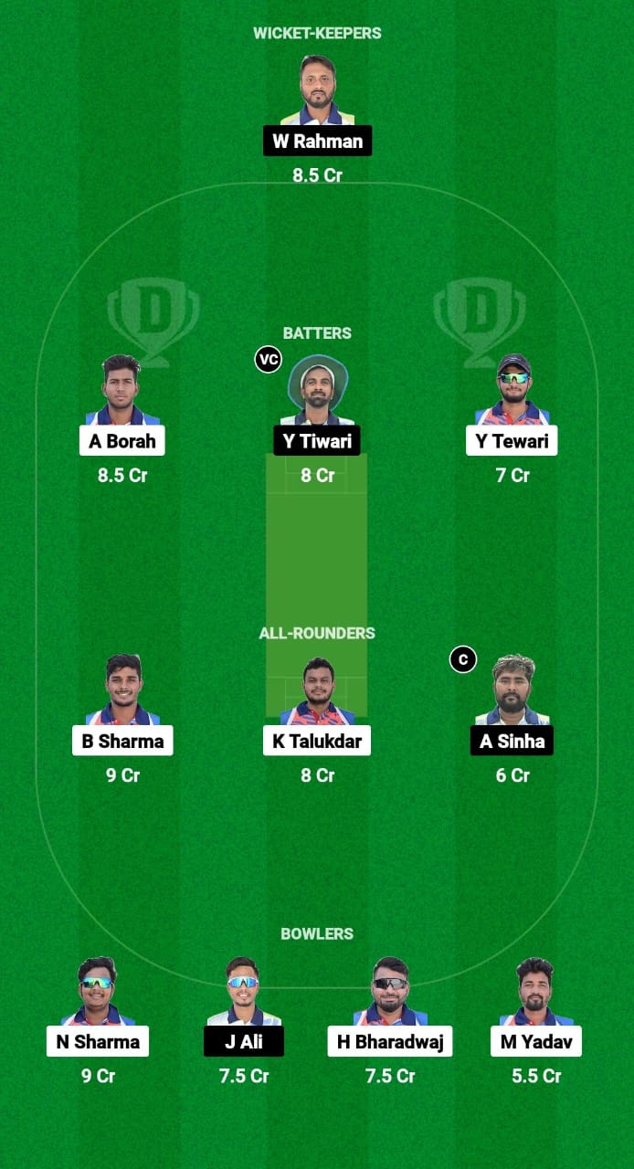 GTC vs RRC Dream11 Prediction Fantasy Cricket Tips Dream11 Team Assam T20 Pride Cup 2024 