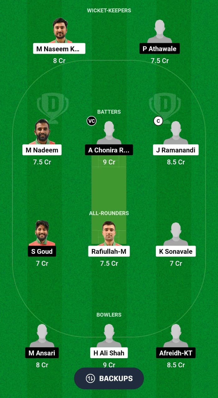 ROS vs MT Dream11 Prediction Fantasy Cricket Tips Dream11 Team Oman D10 League 2024 