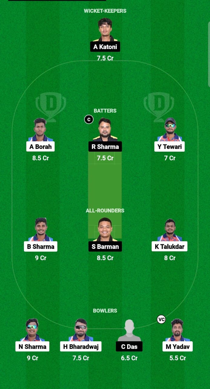 GTC vs CCC Dream11 Prediction Fantasy Cricket Tips Dream11 Team Assam T20 Pride Cup 2024 