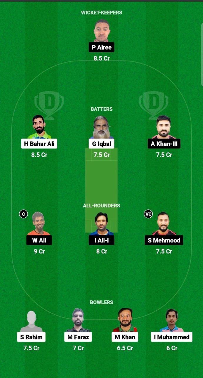 IAI vs RC Dream11 Prediction Fantasy Cricket Tips Dream11 Team Oman D10 League 2024 