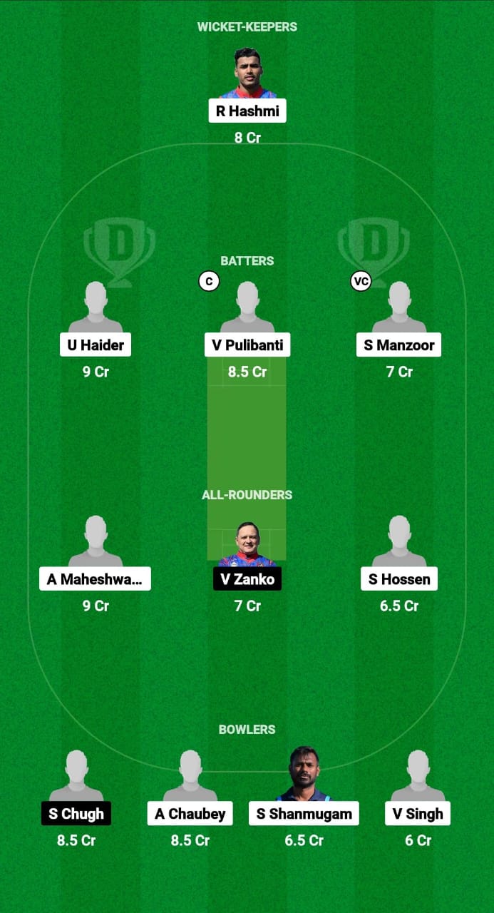 ZAS vs ZW Dream11 Prediction Fantasy Cricket Tips Dream11 Team ECS T10 Croatia 2024 