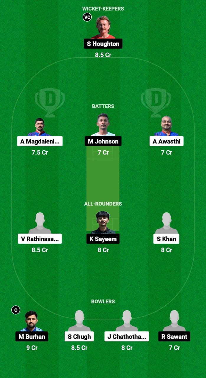 ZW vs SOS Dream11 Prediction Fantasy Cricket Tips Dream11 Team ECS T10 Croatia 2024 