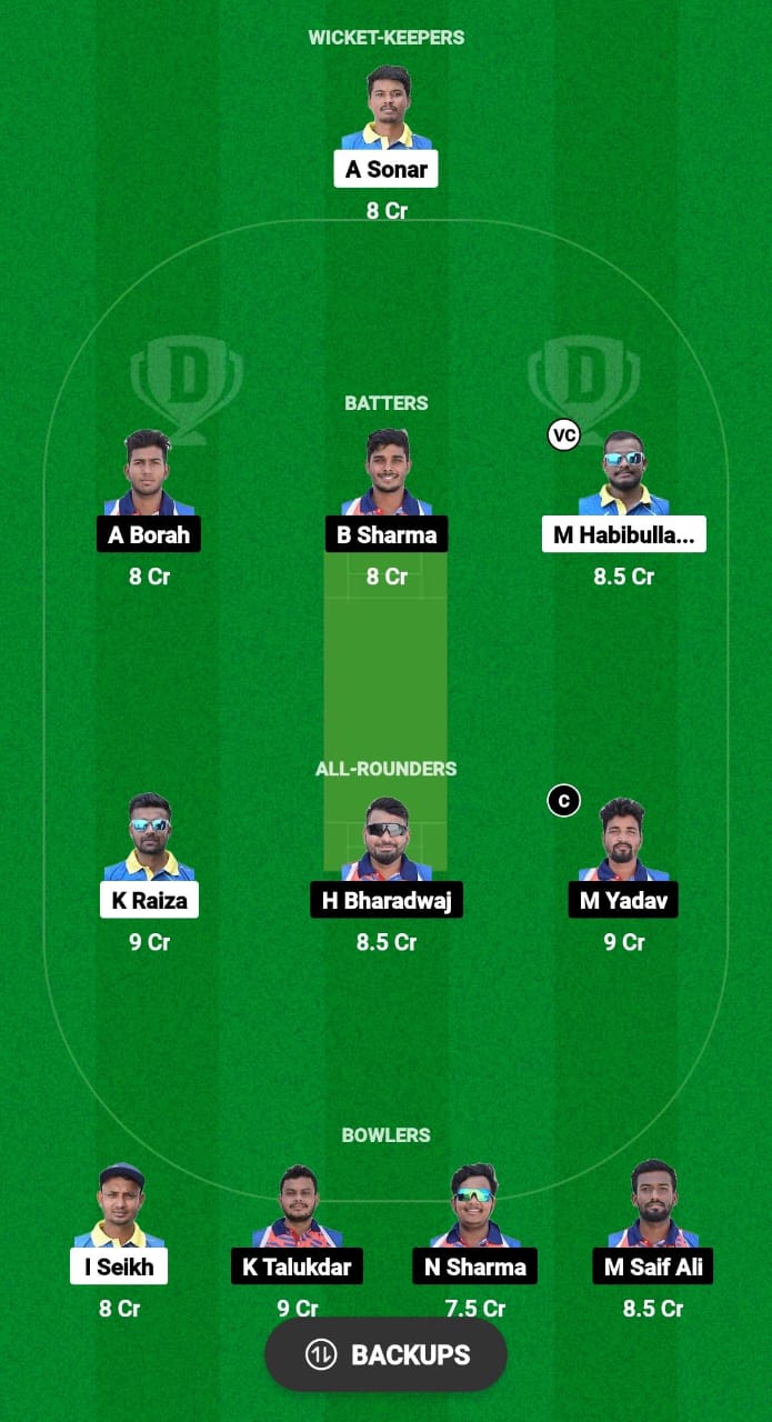 NSC vs GTC Dream11 Prediction Fantasy Cricket Tips Dream11 Team Assam T20 Pride Cup 2024 