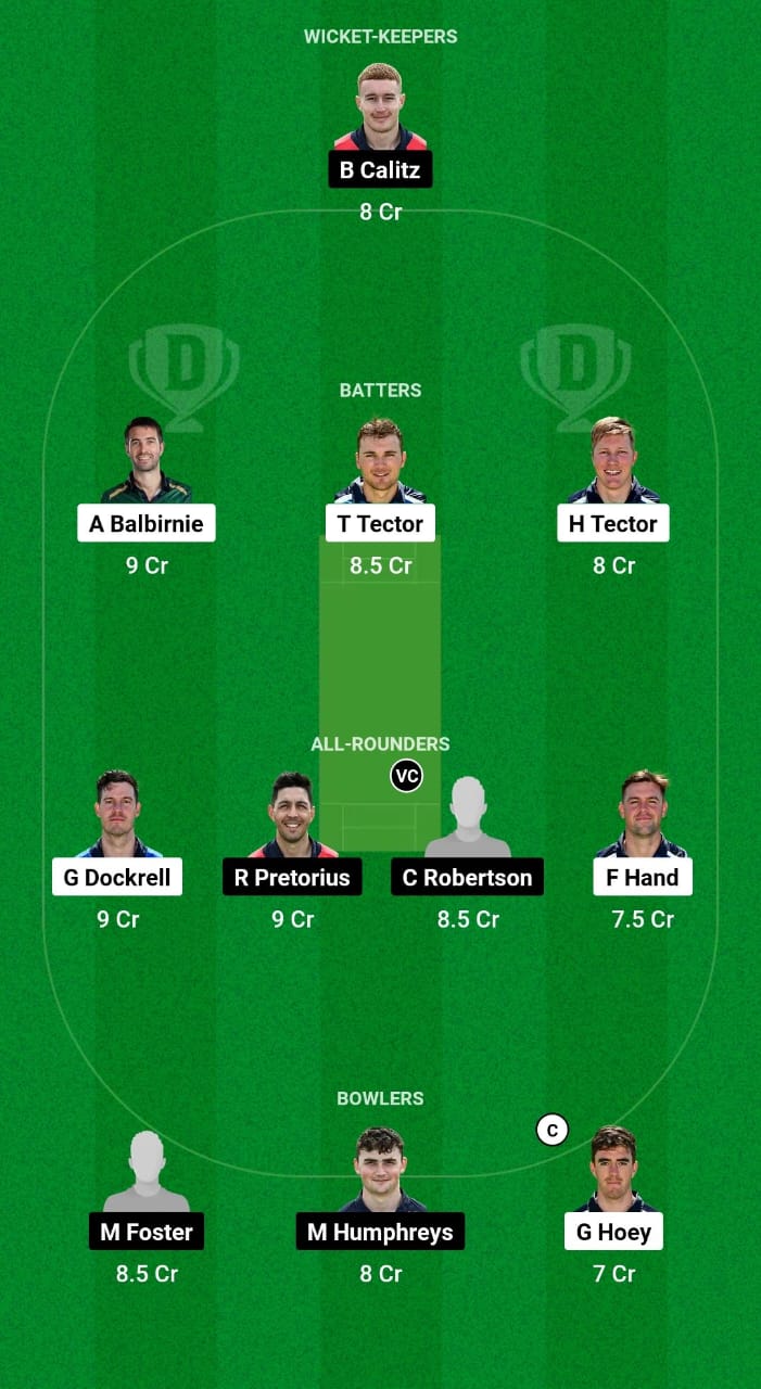 LLG vs NK Dream11 Prediction Fantasy Cricket Tips Dream11 Team Ireland Inter-Provincial One-Day Cup 2024 