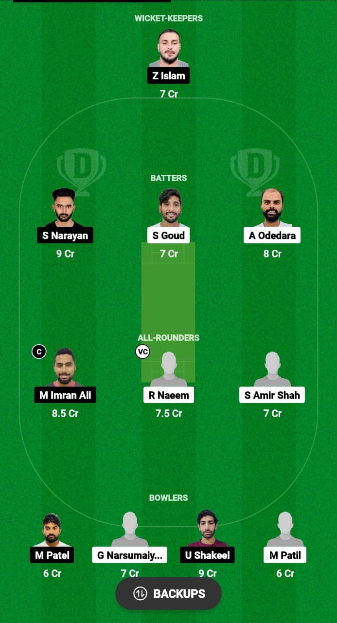 MT vs YSG Dream11 Prediction Fantasy Cricket Tips Dream11 Team Oman D10 League 2024 