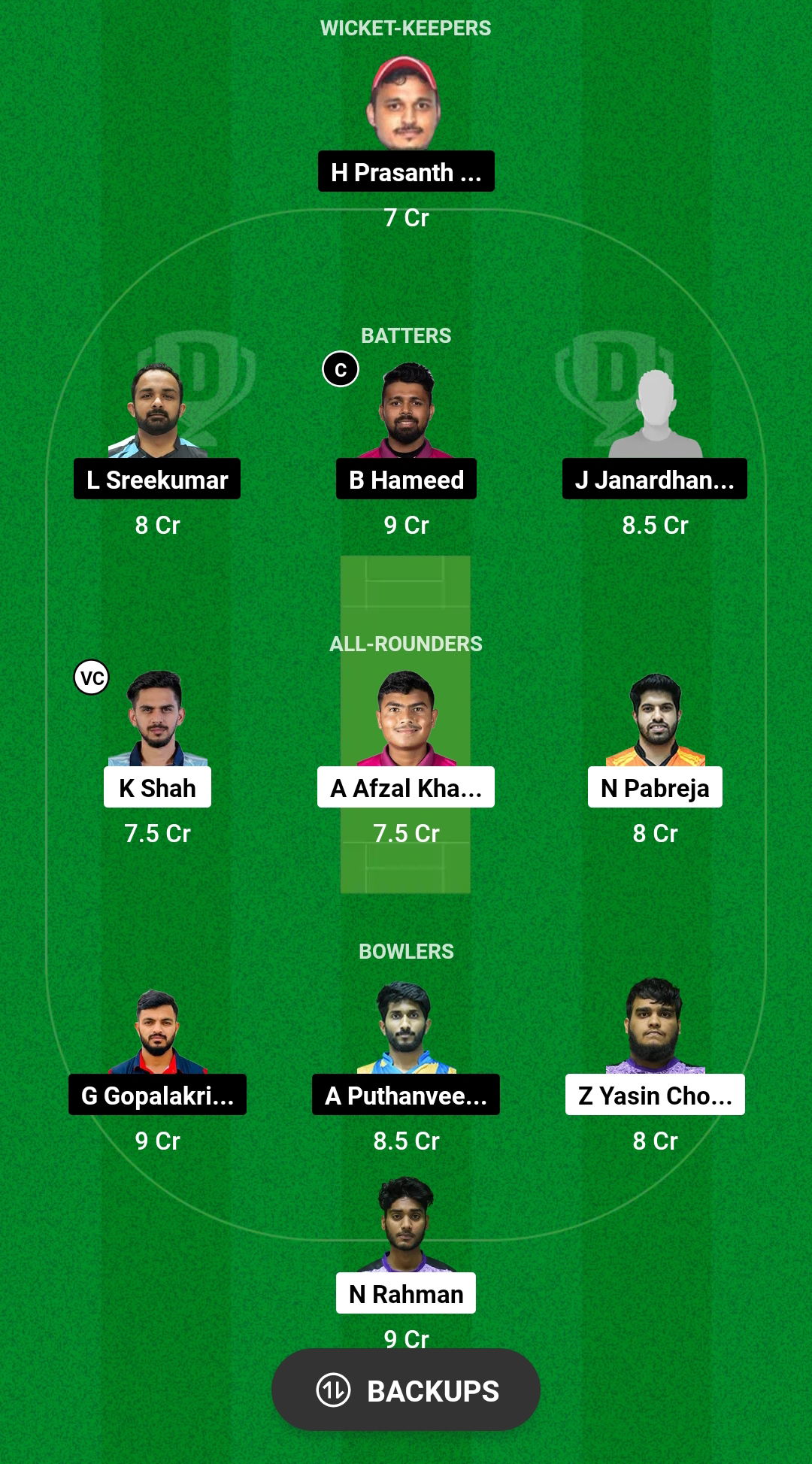 UKX vs GLW Dream11 Prediction Fantasy Cricket Tips Dream11 Team UAE T10 Bukhatir League 