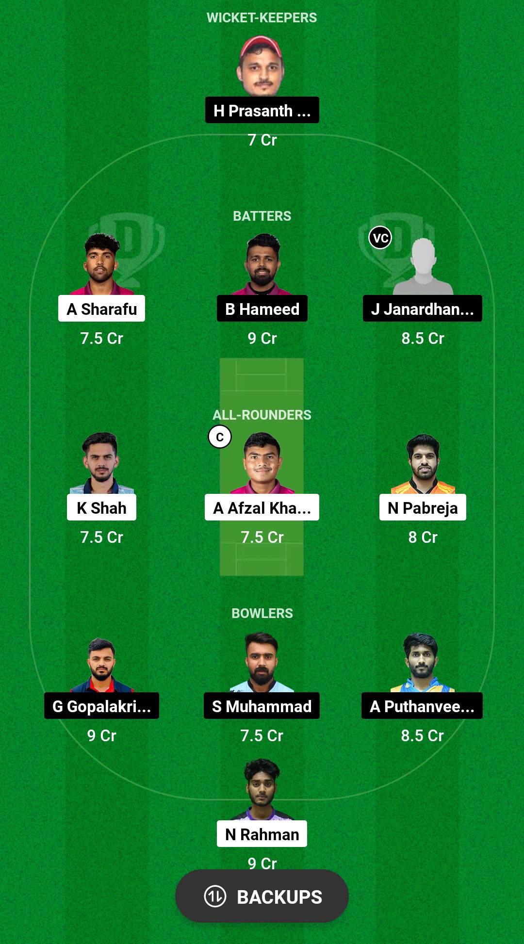 UKX vs GLW Dream11 Prediction Fantasy Cricket Tips Dream11 Team UAE T10 Bukhatir League 