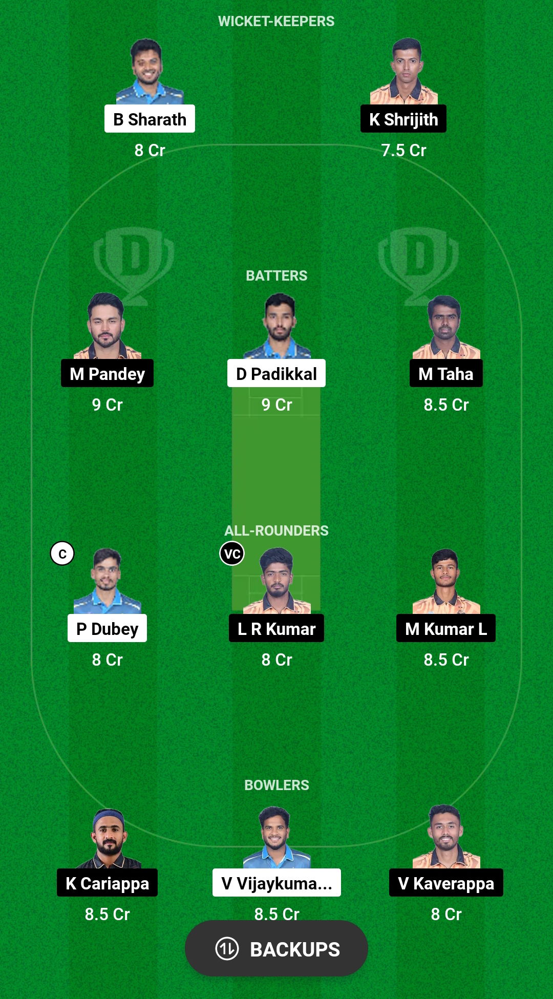 GMY vs HT Dream11 Prediction Fantasy Cricket Tips Dream11 Team KSCA Maharaja T20 Trophy 2024 