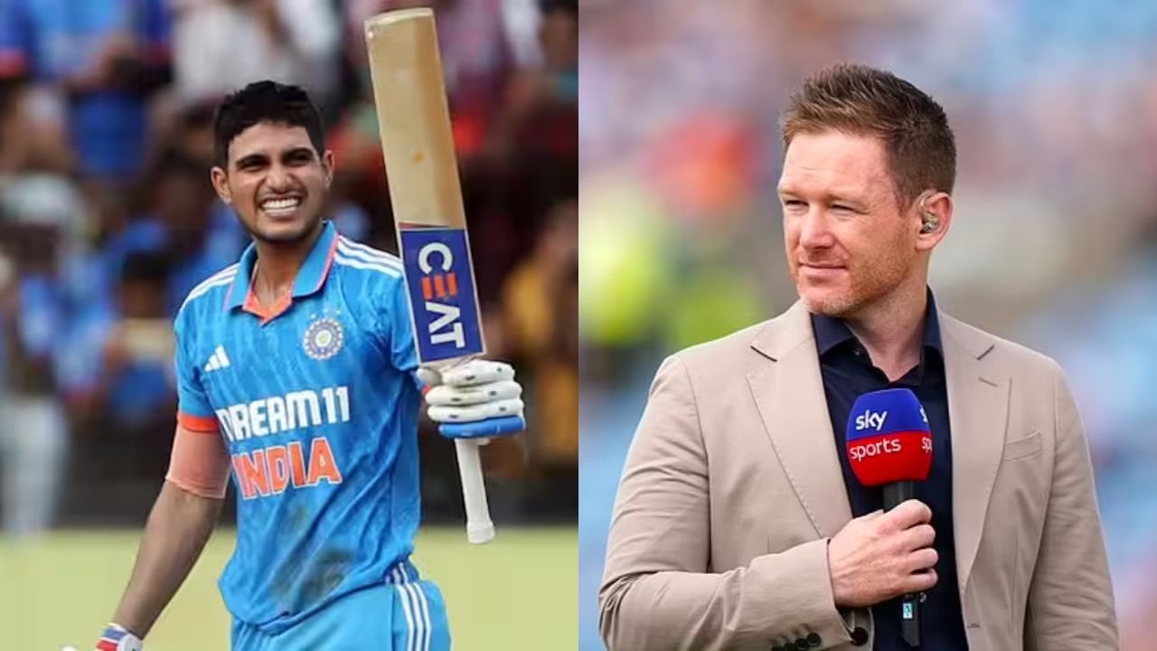 Eoin Morgan and Shubman Gill