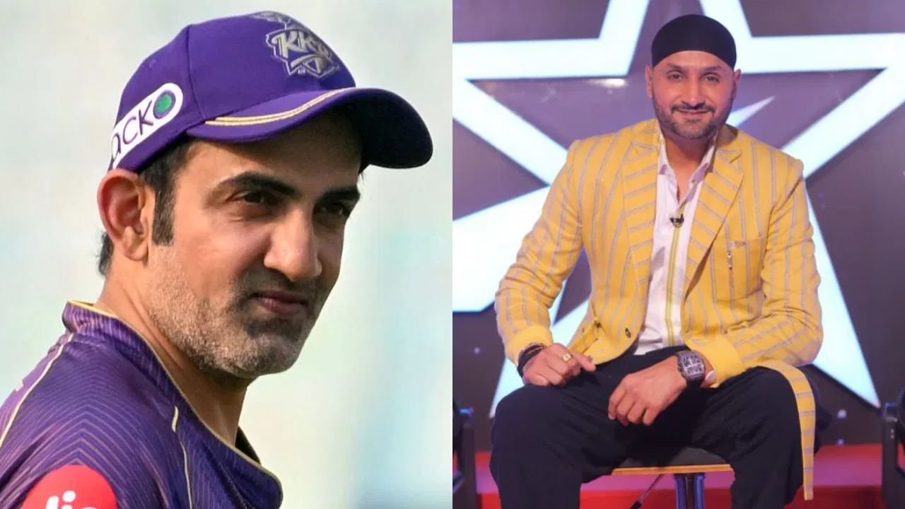 Gautam Gambhir and Harbhajan Singh