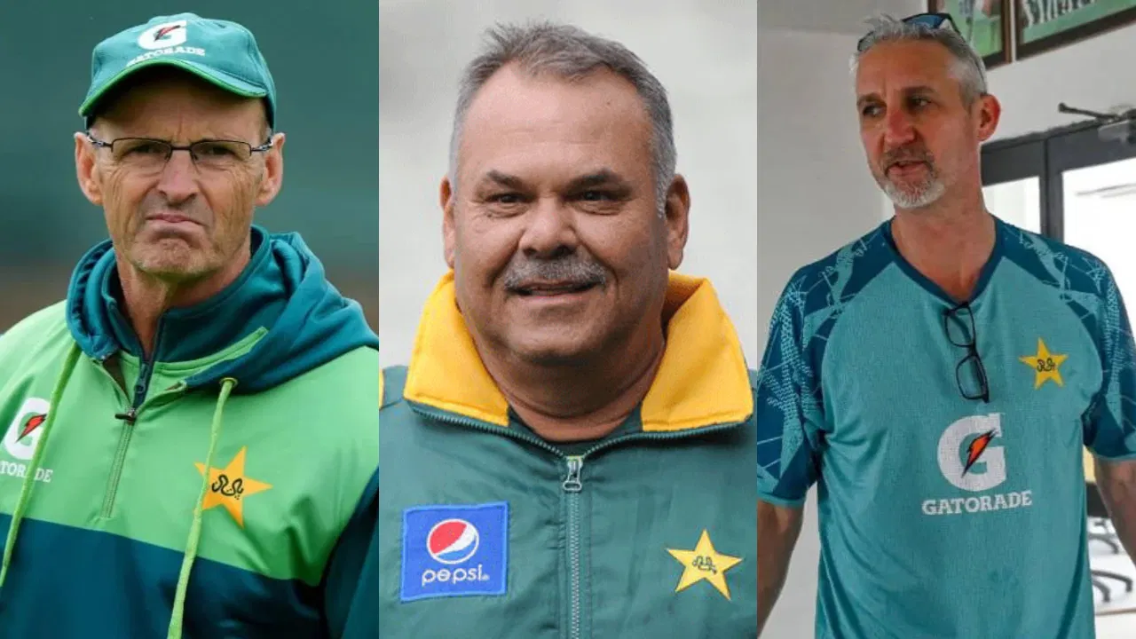 Gary Kirsten, Dav Whatmore and Jason Gillespie