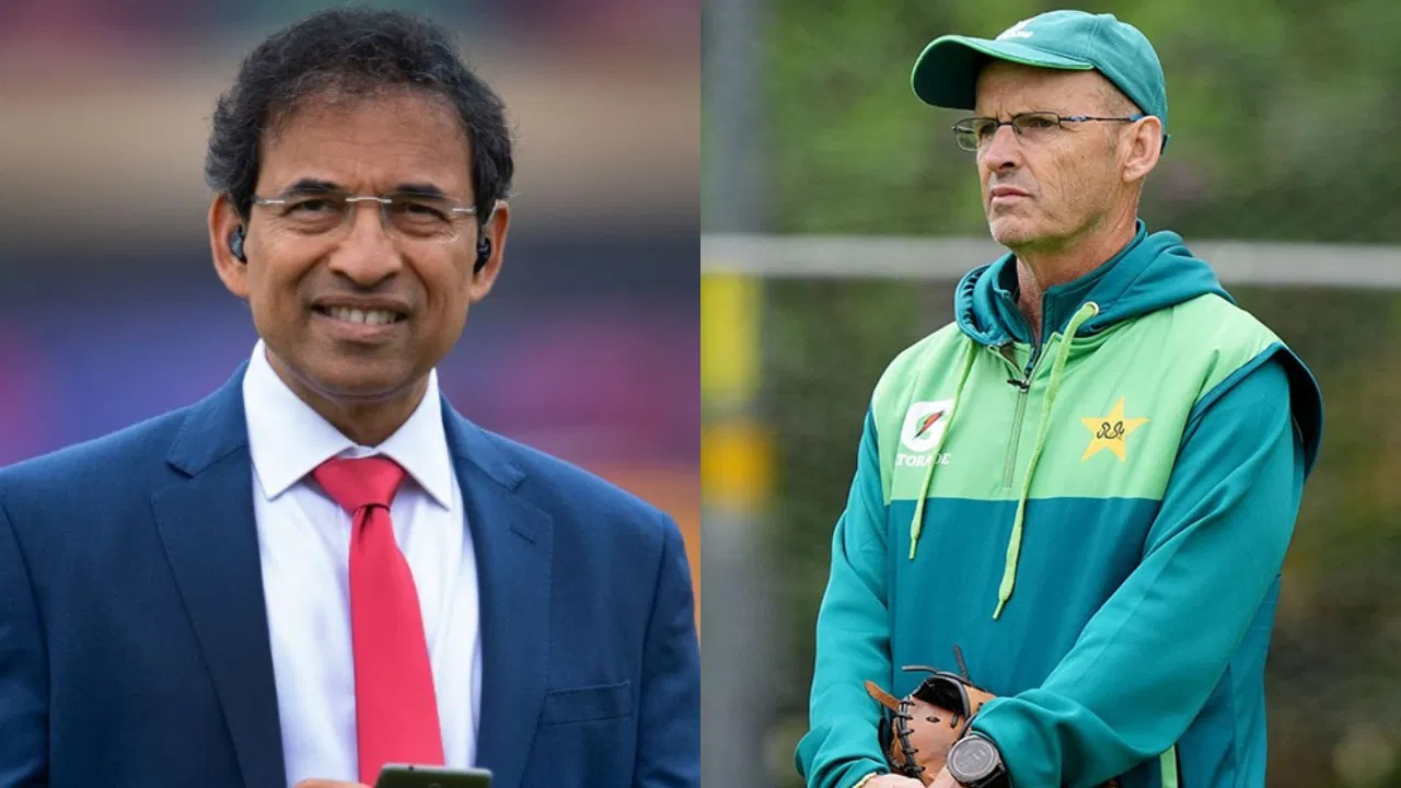 Harsha Bhogle and Gary Kirsten