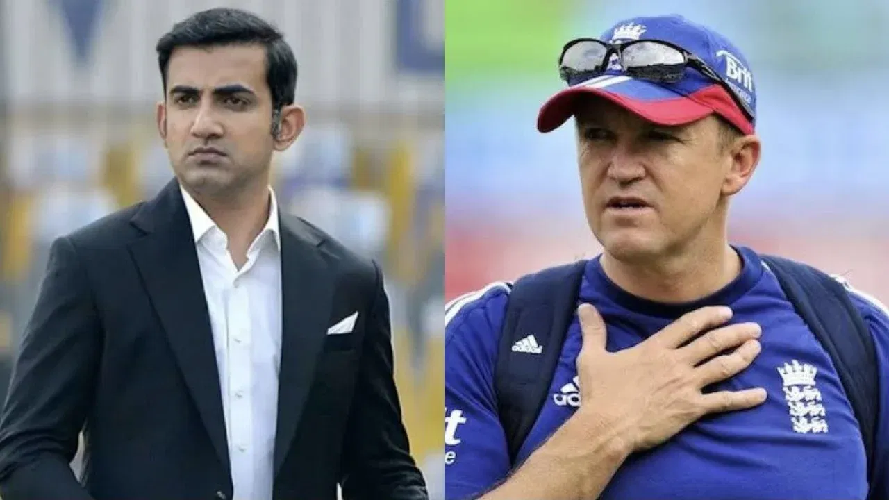 Andy Flower and Gautam Gambhir