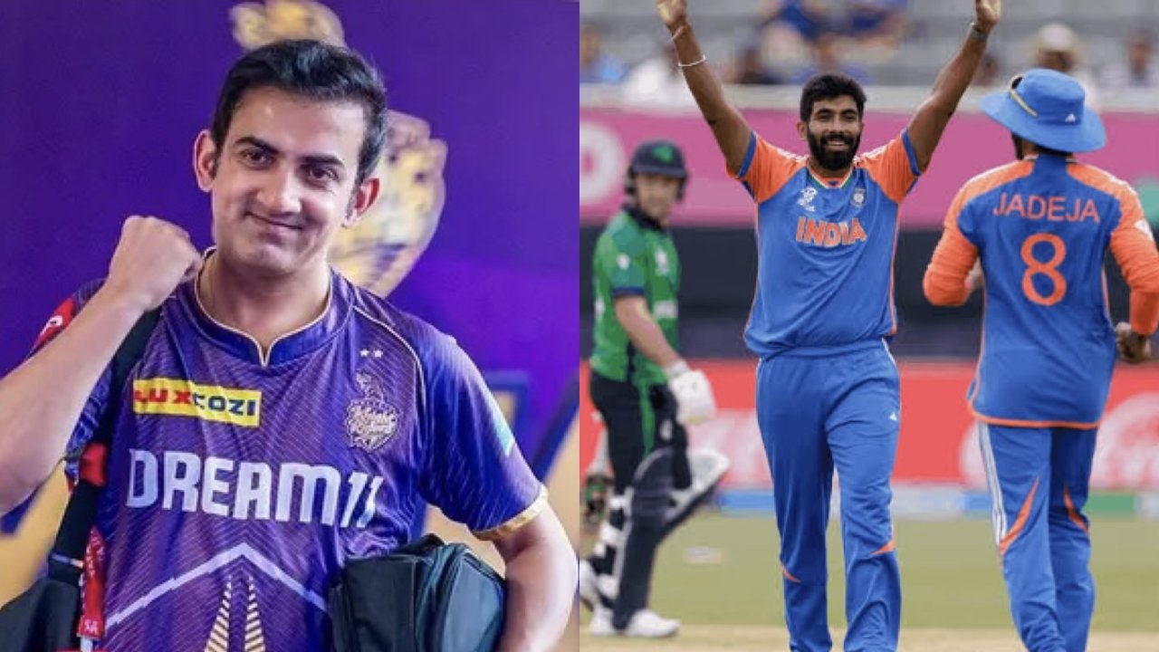 Gautam Gambhir and Jasprit Bumrah