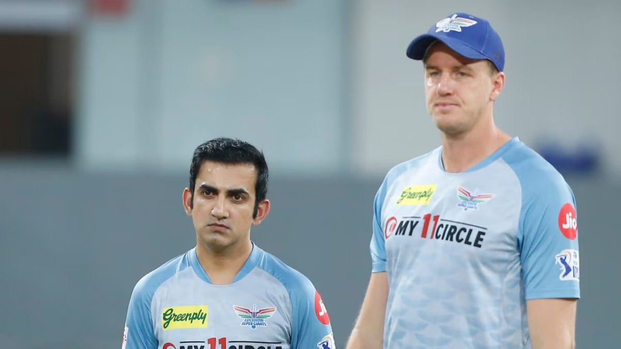 Gautam Gambhir and Morne Morkel