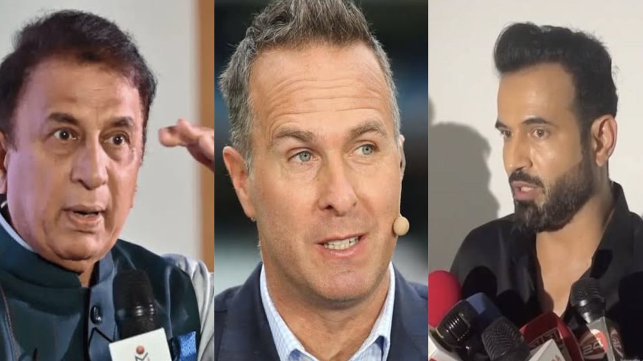 Sunil Gavaskar, Michael Vaughan and Irfan Pathan