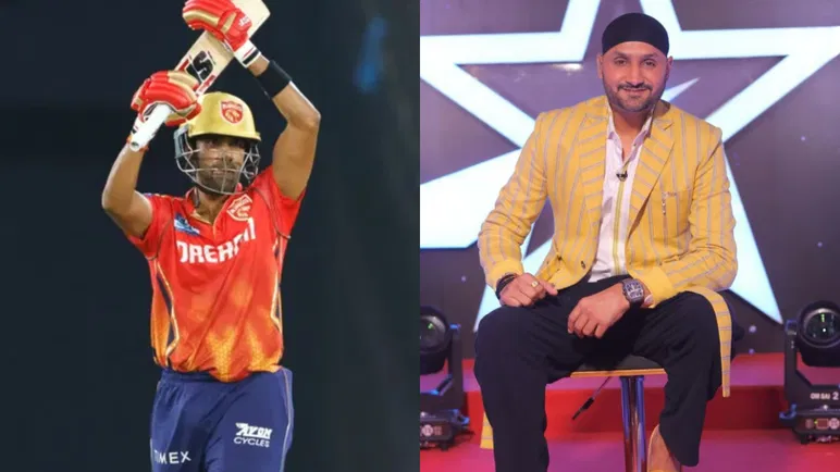 Shashank Singh and Harbhajan Singh