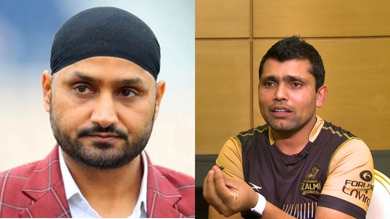 Harbhajan Singh and Kamran Akmal