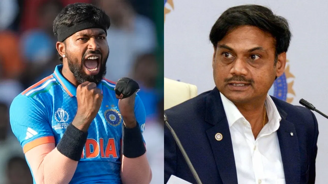 Hardik Pandya and MSK Prasad