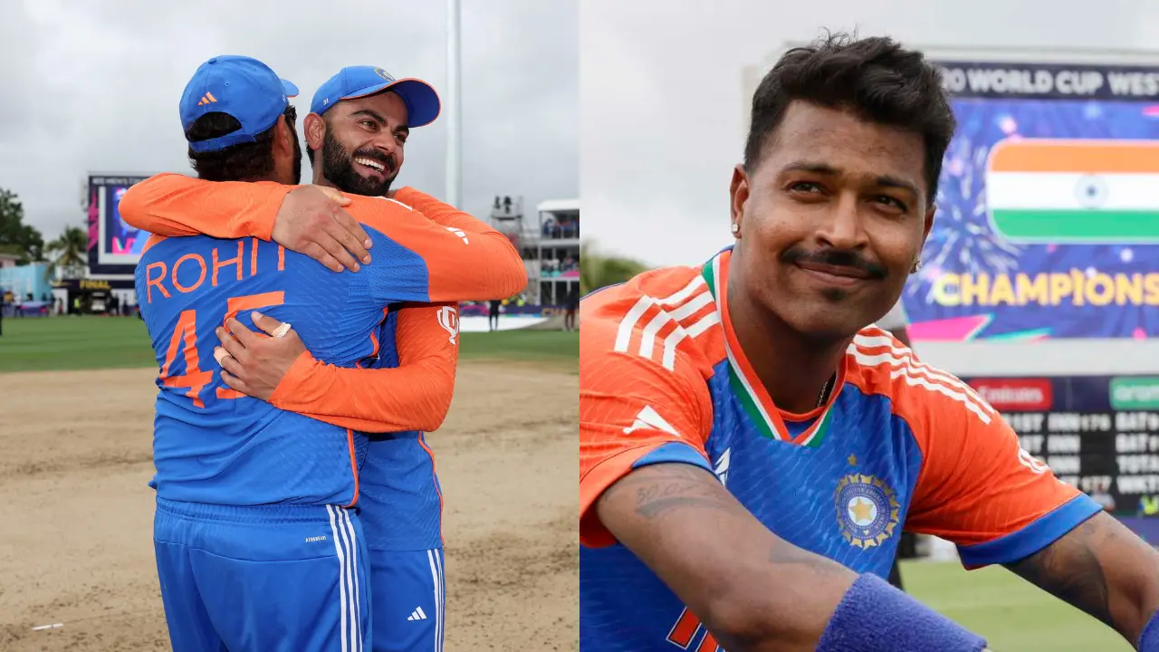 Hardik Pandya, Virat Kohli, Rohit Sharma